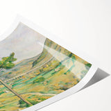 Extra large wall art featuring line art flowers in soft pastel shades on a rolled canvas, ideal for large living room decor.