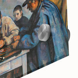 Acrylic print of a large abstract art by Paul Cézanne in muted earth tones, ideal for dining room art.