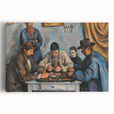 Black and white print of Paul Cézanne's artwork on large stretched canvas, ideal for kitchen art.