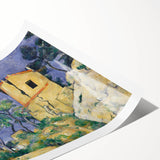 Extra large wall art featuring line art flowers in muted earth tones on a rolled canvas.