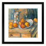 Extra large abstract art print featuring textured, colorful shapes on a black framed canvas, ideal for living room decor.