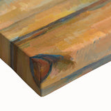 Large art of a black and white landscape painting on stretched canvas, suitable for bedroom wall decor.