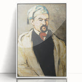 Acrylic print of a Paul Cézanne painting, featuring soft pastel colors and art deco style, ideal for modern nursery wall art.