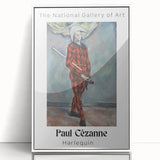 Acrylic print of Paul Cézanne's artwork, featuring soft pastel tones and art deco style, ideal for nursery wall art.