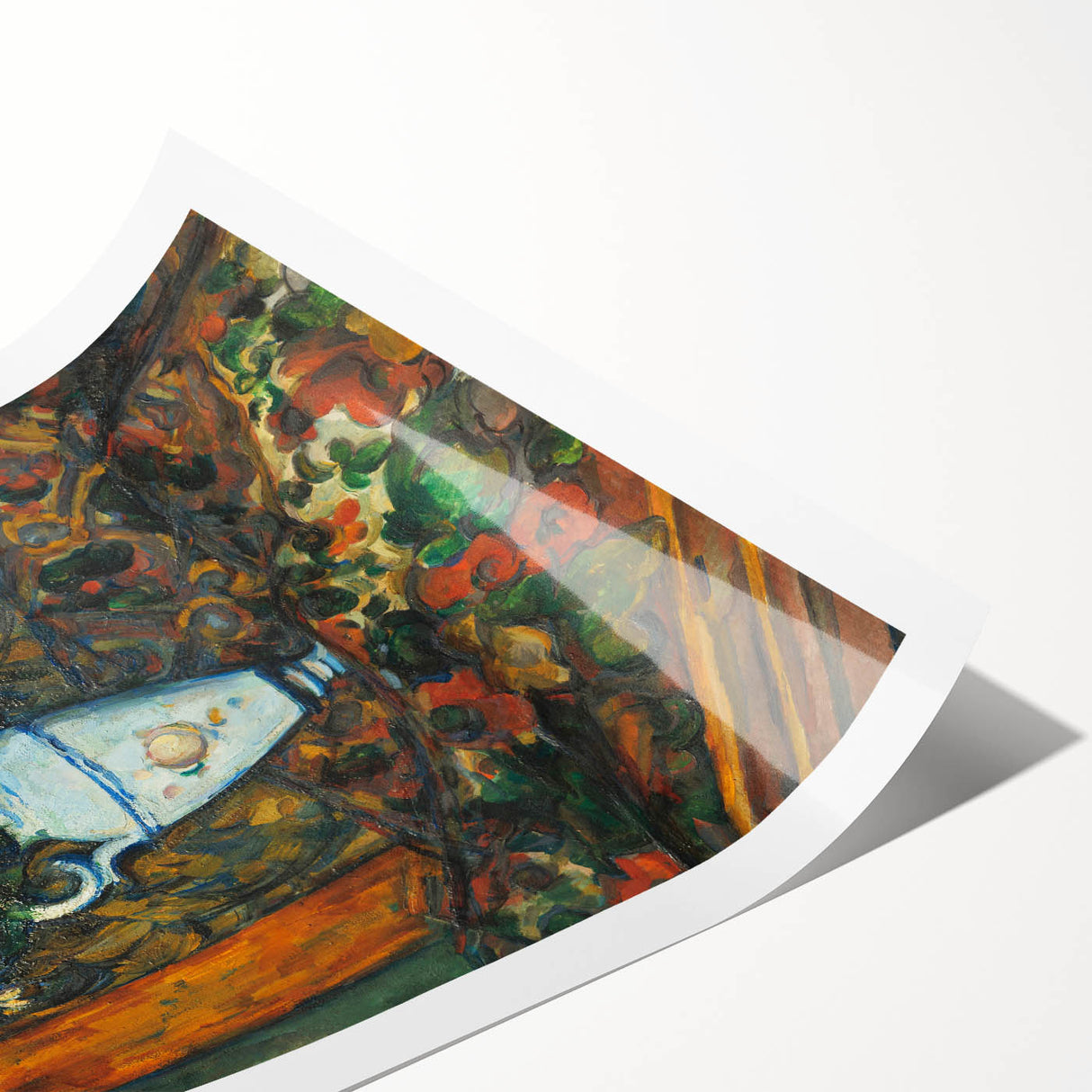 Extra large wall art featuring line art flowers in neutral tones on a rolled canvas, ideal for large living room decor.