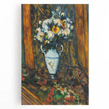Black and white print of Paul Cézanne's artwork on stretched canvas, ideal for kitchen art.