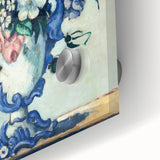 Large abstract wall art print by Paul Cézanne in mid-century modernist style, featuring muted earth tones on acrylic glass.