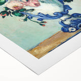 Art Deco poster featuring a Paul Cézanne design on rolled canvas, ideal for dining room wall art.