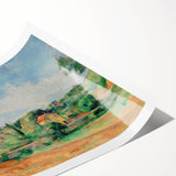 Extra large wall art depicting line art flowers in muted earth tones on rolled canvas, suitable for large living room decor.