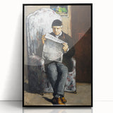 Large abstract wall art by Paul Cezanne, featuring muted earth tones in a mid-century modernist style.