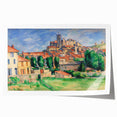 Paul Cézanne floral art on extra large rolled canvas, featuring soft pastel hues, ideal for dining room wall decor.
