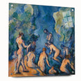 Acrylic print of a Paul Cézanne abstract, featuring muted earth tones, ideal for dining room decor.