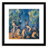 Extra large colorful art print of abstract textured design on black framed canvas, ideal for living room decor.