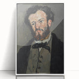 Acrylic print of Paul Cézanne's artwork with muted earth tones in an art deco style, ideal for modern art wall decor.