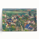 Black and white print of Paul Cézanne's artwork on large stretched canvas, ideal for kitchen wall art or bedroom ambiance.