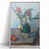 Acrylic print of Paul Cézanne's modern art, featuring muted earth tones, ideal for nursery wall decor.