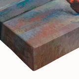 Large art canvas featuring a black and white landscape painting, ideal for bedroom decor.