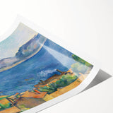 Extra large wall art featuring line art flowers in muted tones on rolled print, ideal for large living room decor.