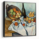 Framed canvas of a black and white vintage landscape painting, ideal for bedroom wall decor.