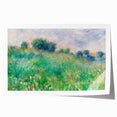 Rolled print of Pierre-Auguste Renoir's floral artwork in soft pastel shades, suitable as art wall dining room decor.