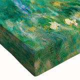 Large art canvas featuring a black and white landscape painting, ideal for bedroom wall decor.