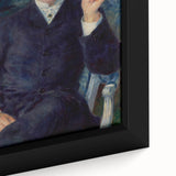 Extra large framed canvas of a colorful, textured Pierre-Auguste Renoir painting, ideal for living room decor.