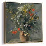 Framed canvas featuring a landscape painting by Pierre-Auguste Renoir.