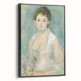 Black and white framed canvas depicting a vintage landscape scene, ideal for bedroom wall decor.