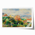 Rolled print of Pierre-Auguste Renoir's floral painting in soft pastel shades, suitable as art wall dining room decor.