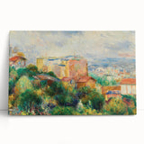 Black and white print of Pierre-Auguste Renoir's painting on stretched canvas, ideal for kitchen wall art.