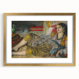 Extra large wall art for living room featuring an abstract print of textured art in muted gold and white tones on a framed…