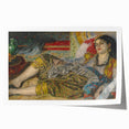Extra large rolled print of a Pierre-Auguste Renoir floral painting, featuring soft pastel colors.