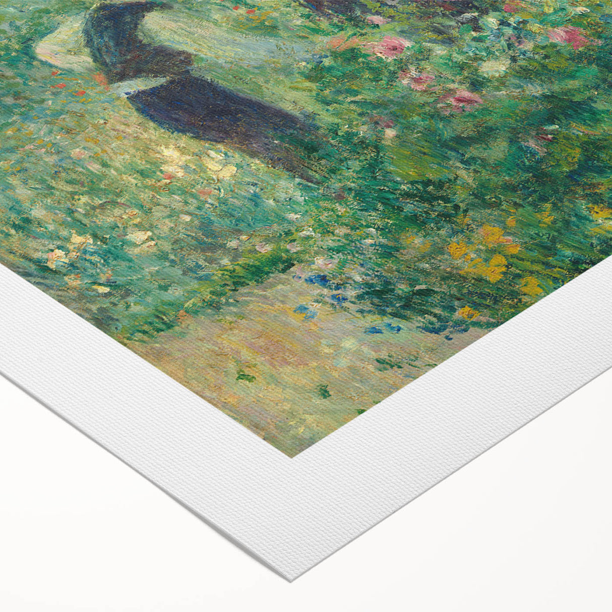 Art deco poster featuring a vibrant, colorful impressionist scene on rolled canvas, ideal for dining room wall art.
