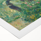 Art deco poster featuring a vibrant, colorful impressionist scene on rolled canvas, ideal for dining room wall art.