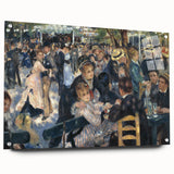 Acrylic print of Pierre-Auguste Renoir's impressionistic art, featuring soft pastel colors.