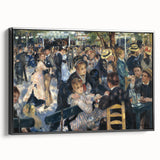 Black and white vintage poster art of a landscape painting on framed canvas, ideal for bedroom decor.