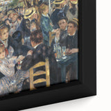 Extra large framed canvas featuring a close-up of a textured, colorful Pierre-Auguste Renoir painting.