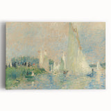 Black and white print of Pierre-Auguste Renoir's painting on large canvas, ideal for kitchen wall art.