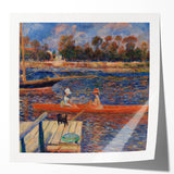 Extra large wall art print of Pierre-Auguste Renoir's floral painting in glossy finish.