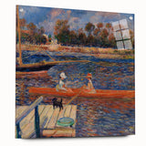 Acrylic print of Pierre-Auguste Renoir's impressionist painting, featuring soft pastel shades.