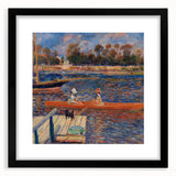 Extra large textured art print of abstract colorful art on canvas, framed in black, ideal for living room decor.