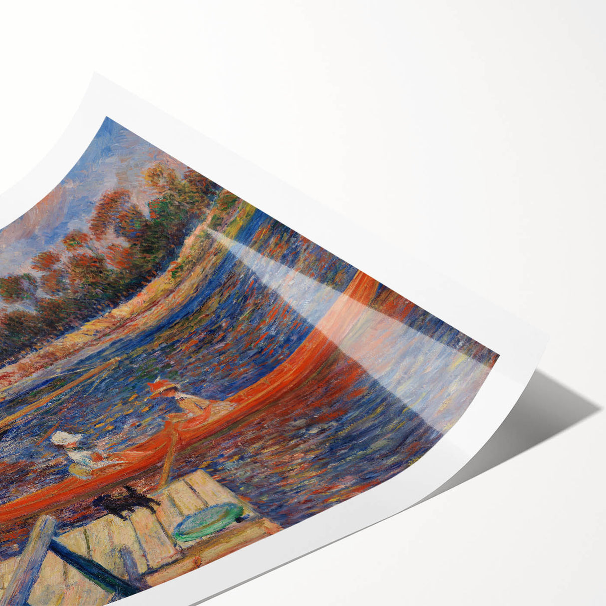 Extra large wall art featuring line art flowers in pastel shades on rolled canvas, ideal for large living room decor.