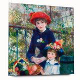 Acrylic print of a Renoir painting featuring soft pastel colors.