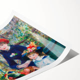 Extra large wall art featuring line art flowers in pastel shades on a rolled canvas, suitable for large living room decor.