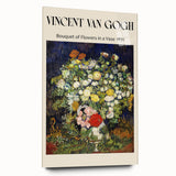 Side view of a large abstract wall art featuring Van Gogh-inspired design on acrylic glass.