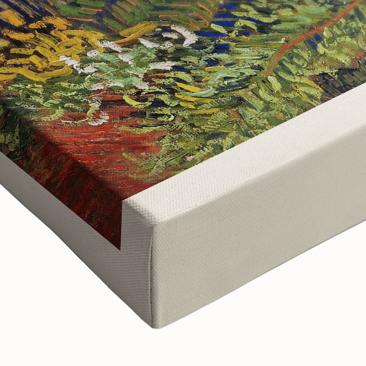 Black and white landscape painting on large canvas, depicting a serene natural scene, ideal for bedroom wall art.