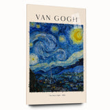 Acrylic print of a Van Gogh-inspired abstract design in vibrant colors, ideal for bedroom or dining room art.