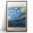 Large abstract wall art featuring swirling shades of blue and yellow on a framed acrylic; suitable for modern art wall decor.