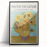 Large abstract wall art piece featuring swirling blue and yellow tones, framed in black acrylic.