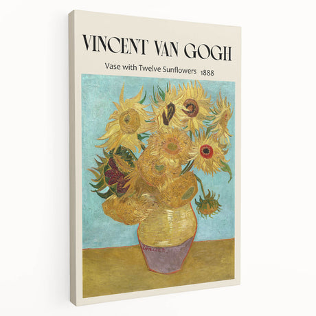 Vincent van Gogh-inspired stretched canvas featuring a vivid color palette, ideal for kitchen wall art.